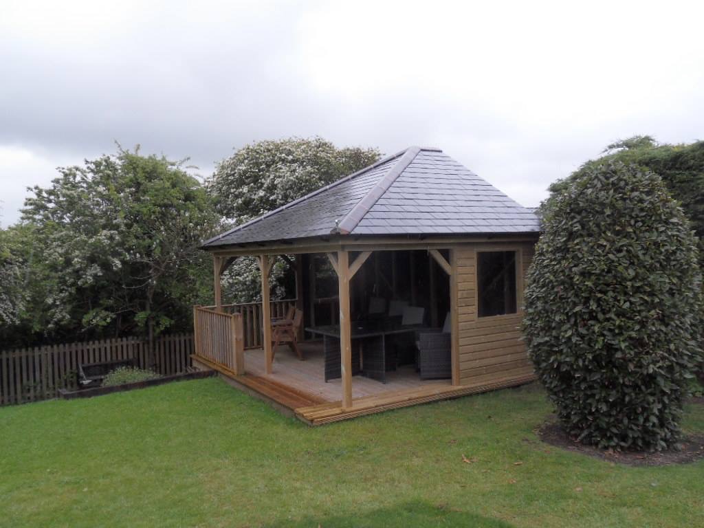 Bespoke Summerhouses - Buy Direct from Harris Timber Products