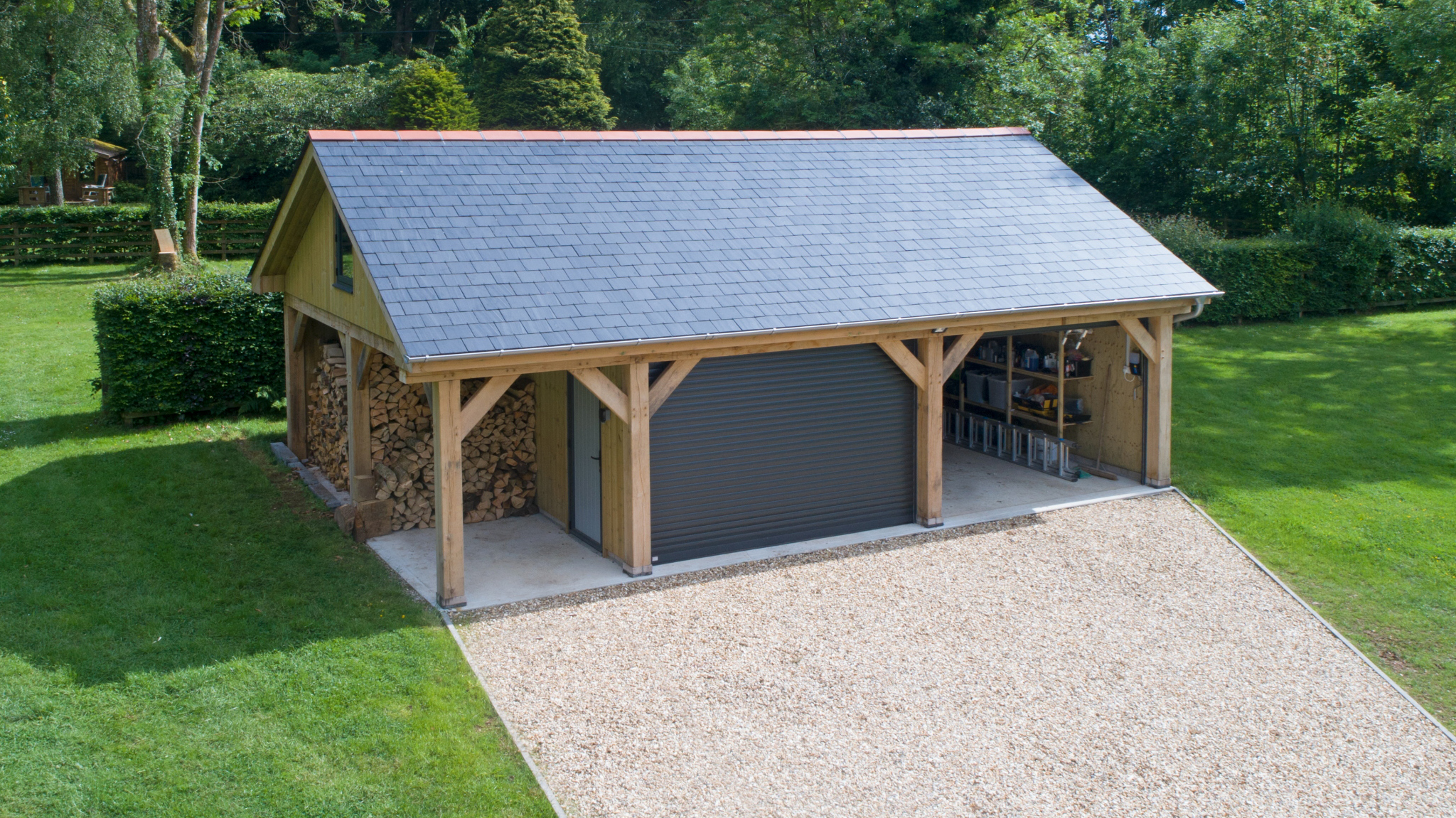 Oak Framed Garages - Buy Direct from Harris Timber Products